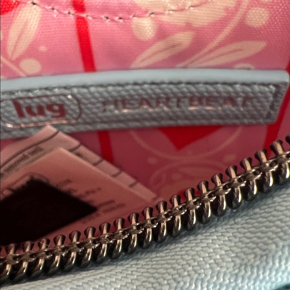 NWT Lug Heartbeat Matte Luxe VL Mini Crossbody Bag in Bubble Blue 🩵 - Picture 2 of 10